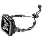 Correia de Relógio em Metal com Pulseira Torcida e Diamantes xDfind, Para Apple Watch 42 / 44 / 45 / 46 / 49mm, Para Apple Watch 38 / 40 / 41 / S10 42mm