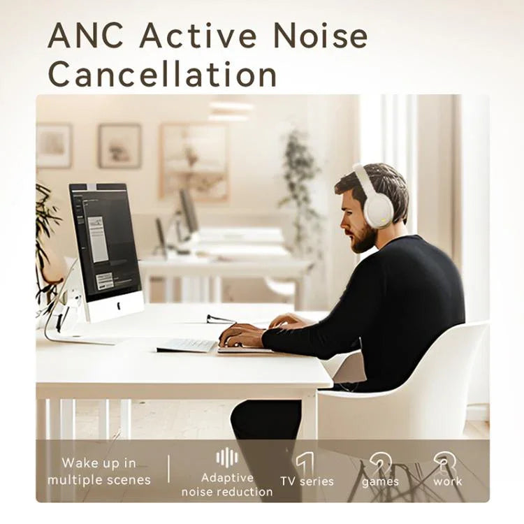 Auriculares Estéreo Sem Fios ANC GT10 Zero Pressure BT5.4