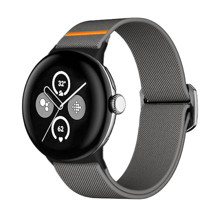 Correia Elástica de Nylon xDfind para Relógio, Para Google Pixel Watch 4 / 3 45mm, Para Google Pixel Watch 4 / 3 / 2 / 1 41mm