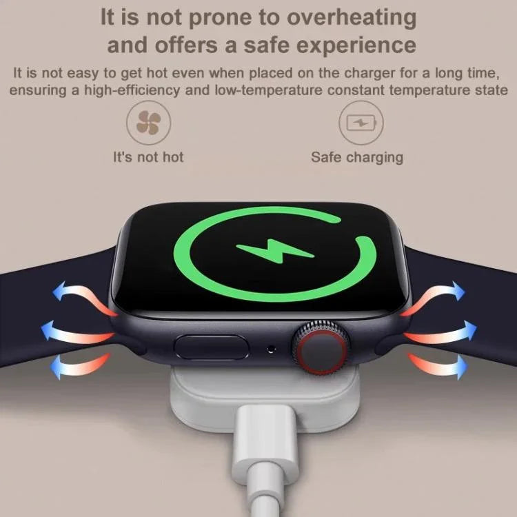 Carregador Sem Fios Magnético Portátil de 8 Pinos xDfind para Apple Watch