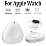 Carregador Sem Fios Magnético Portátil de 8 Pinos e Tipo-C xDfind para Apple Watch