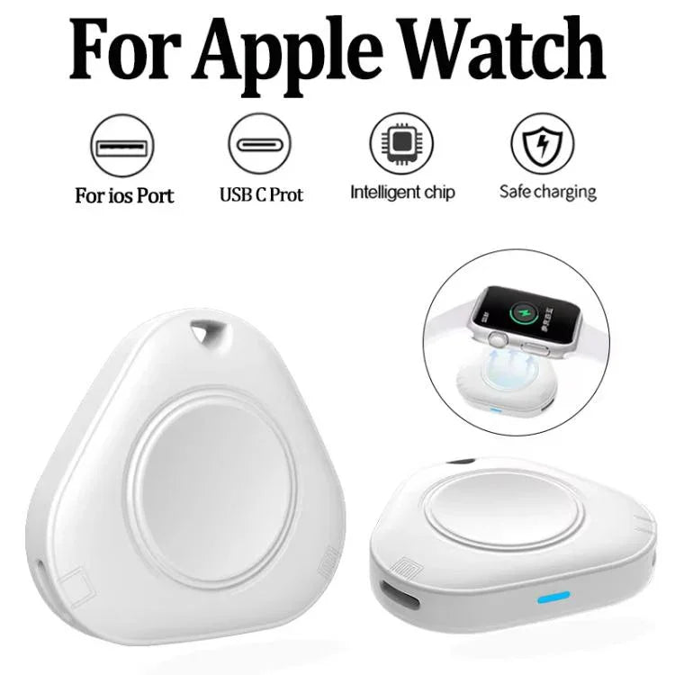 Carregador Sem Fios Magnético Portátil de 8 Pinos e Tipo-C xDfind para Apple Watch