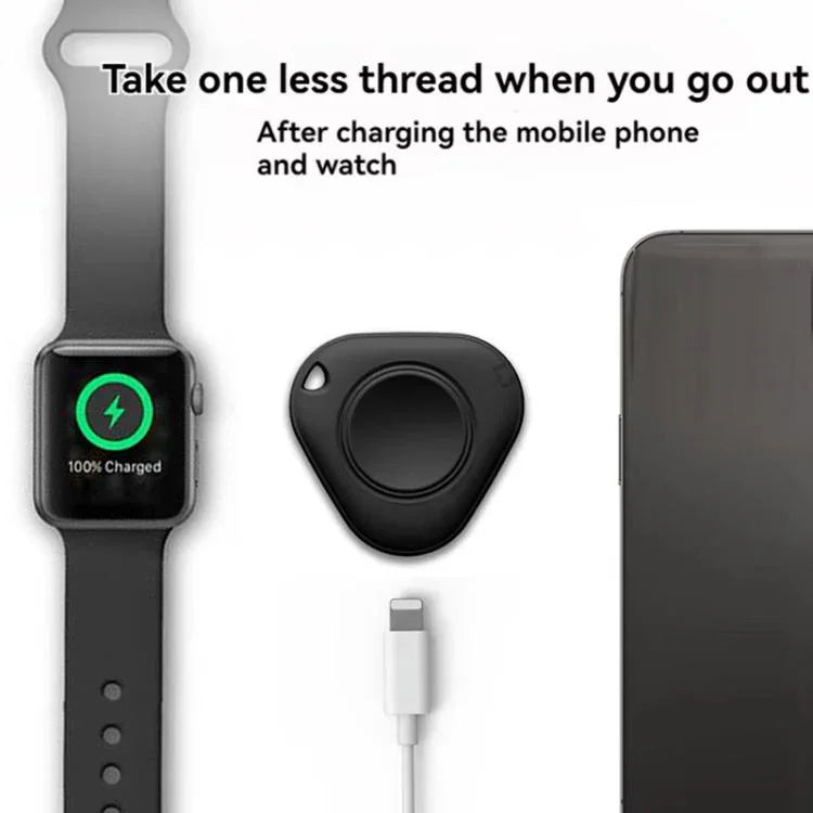 Carregador Sem Fios Magnético Portátil de 8 Pinos e Tipo-C xDfind para Apple Watch