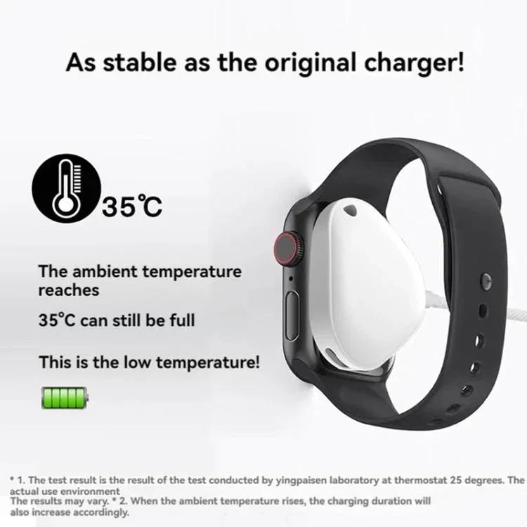 Carregador Sem Fios Magnético Portátil de 8 Pinos e Tipo-C xDfind para Apple Watch