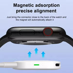Carregador Sem Fios Magnético Portátil de 8 Pinos e Tipo-C xDfind para Apple Watch