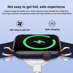 Carregador Sem Fios Magnético Portátil de 8 Pinos e Tipo-C xDfind para Apple Watch