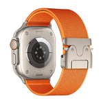 Correia de Relógio em Nylon Esticável com Fivela de Paraquedas xDfind, Para Apple Watch 42 / 44 / 45 / 46 / 49mm, Para Apple Watch 38 / 40 / 41 / S10 42mm