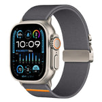 Correia de Relógio em Nylon Esticável com Fivela de Paraquedas xDfind, Para Apple Watch 42 / 44 / 45 / 46 / 49mm, Para Apple Watch 38 / 40 / 41 / S10 42mm
