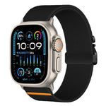 Correia de Relógio em Nylon Esticável com Fivela de Paraquedas xDfind, Para Apple Watch 42 / 44 / 45 / 46 / 49mm, Para Apple Watch 38 / 40 / 41 / S10 42mm