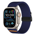Correia de Relógio em Nylon Esticável com Fivela de Paraquedas xDfind, Para Apple Watch 42 / 44 / 45 / 46 / 49mm, Para Apple Watch 38 / 40 / 41 / S10 42mm