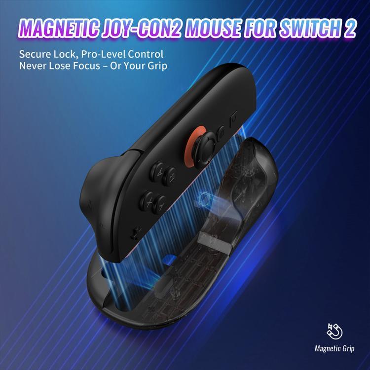 JYS NS2313 Controlador esquerdo e direito com rato + suporte adaptador Joy-Con, JYS-NS2313
