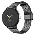 Pulseira de Relógio em Aço Inoxidável com Fivela de Sete Contas xDfind, para Google Pixel Watch 4 / Watch 3 45mm, para Google Pixel Watch 4 / 3 / 2 / 1 41mm