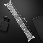 Pulseira de Relógio em Aço Inoxidável com Fivela de Sete Contas xDfind, para Google Pixel Watch 4 / Watch 3 45mm, para Google Pixel Watch 4 / 3 / 2 / 1 41mm