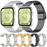 xDfind Seven Beads Buckle Stainless Steel Watch Band, For Huawei Watch Fit4 Pro / Fit4 / Fit3