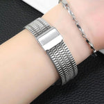 xDfind Seven Beads Buckle Stainless Steel Watch Band, For Huawei Watch Fit4 Pro / Fit4 / Fit3