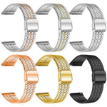 xDfind Seven Beads Buckle Stainless Steel Watch Band, For Amazfit T-Rex 3