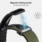 Pulseira de Relógio em Silicone com Padrão Crazy Horse e Fivela Magnética xDfind, Para Apple Watch 42 / 44 / 45 / 46 / 49mm, Para Apple Watch 38 / 40 / 41 / S10 42mm