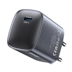 USAMS CC323 T66 Carregador Rápido GaN 45W USB-C / Type-C, Ficha UE, CC323
