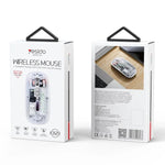 Rato Sem Fios Bluetooth de Modo Duplo Transparente Yesido KB29, KB29 (Branco), KB29 (Preto)