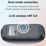 Rato Sem Fios Bluetooth de Modo Duplo Transparente Yesido KB29, KB29 (Branco), KB29 (Preto)