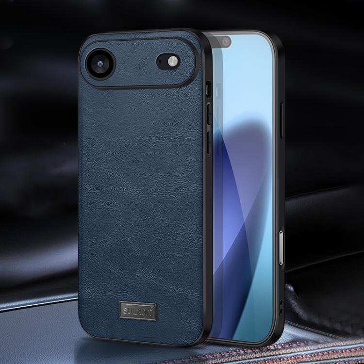 Capa para Telemóvel SULADA Híbrida em TPU Antichoque Feita à Mão em Couro, Para iPhone 17 Pro Max, Para iPhone 17 Pro, Para iPhone 17, Para iPhone Air