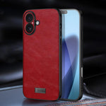 Capa para Telemóvel SULADA Híbrida em TPU Antichoque Feita à Mão em Couro, Para iPhone 17 Pro Max, Para iPhone 17 Pro, Para iPhone 17, Para iPhone Air