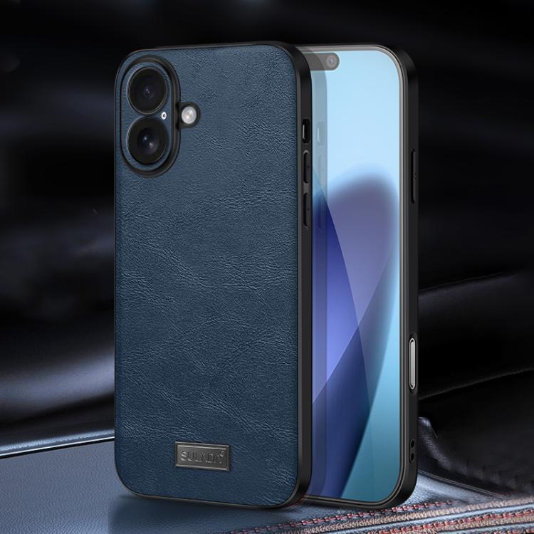 Capa para Telemóvel SULADA Híbrida em TPU Antichoque Feita à Mão em Couro, Para iPhone 17 Pro Max, Para iPhone 17 Pro, Para iPhone 17, Para iPhone Air