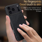 Capa para Telemóvel SULADA Híbrida em TPU Antichoque Feita à Mão em Couro, Para iPhone 17 Pro Max, Para iPhone 17 Pro, Para iPhone 17, Para iPhone Air