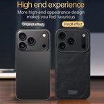Capa para Telemóvel SULADA Híbrida em TPU Antichoque Feita à Mão em Couro, Para iPhone 17 Pro Max, Para iPhone 17 Pro, Para iPhone 17, Para iPhone Air
