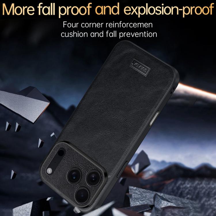 Capa para Telemóvel SULADA Híbrida em TPU Antichoque Feita à Mão em Couro, Para iPhone 17 Pro Max, Para iPhone 17 Pro, Para iPhone 17, Para iPhone Air