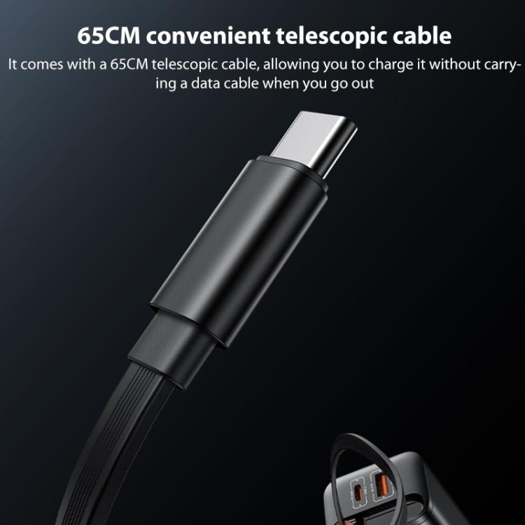 Carregador Rápido Yesido YC99 40W com Cabo Telescópico Type-C, YC99