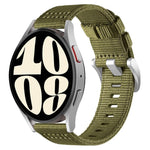 Pulseira de Relógio em Nylon de Duas Secções, Para Samsung Galaxy Watch Ultra / Ultra 2025, Para Samsung Galaxy Watch8 / 8 Classic, Para Samsung Galaxy Watch 7 / 6 / 5 / FE