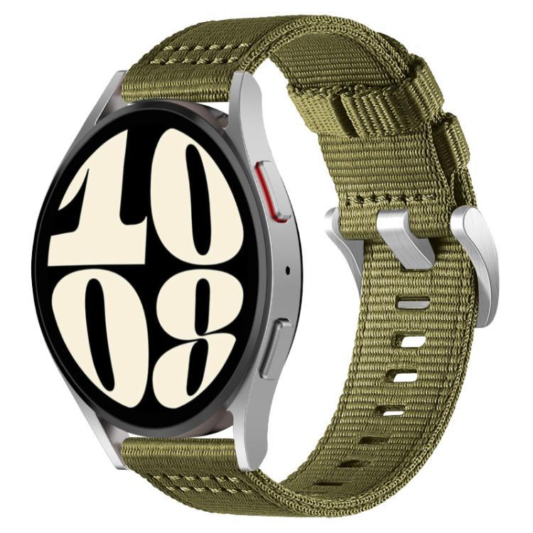 Pulseira de Relógio em Nylon de Duas Secções, Para Samsung Galaxy Watch Ultra / Ultra 2025, Para Samsung Galaxy Watch8 / 8 Classic, Para Samsung Galaxy Watch 7 / 6 / 5 / FE