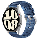 Pulseira de Relógio em Nylon de Duas Secções, Para Samsung Galaxy Watch Ultra / Ultra 2025, Para Samsung Galaxy Watch8 / 8 Classic, Para Samsung Galaxy Watch 7 / 6 / 5 / FE