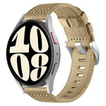 Pulseira de Relógio em Nylon de Duas Secções, Para Samsung Galaxy Watch Ultra / Ultra 2025, Para Samsung Galaxy Watch8 / 8 Classic, Para Samsung Galaxy Watch 7 / 6 / 5 / FE
