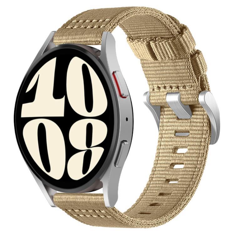 Pulseira de Relógio em Nylon de Duas Secções, Para Samsung Galaxy Watch Ultra / Ultra 2025, Para Samsung Galaxy Watch8 / 8 Classic, Para Samsung Galaxy Watch 7 / 6 / 5 / FE
