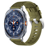 Pulseira de Relógio em Nylon de Duas Secções, Para Samsung Galaxy Watch Ultra / Ultra 2025, Para Samsung Galaxy Watch8 / 8 Classic, Para Samsung Galaxy Watch 7 / 6 / 5 / FE