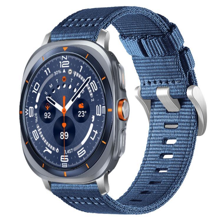 Pulseira de Relógio em Nylon de Duas Secções, Para Samsung Galaxy Watch Ultra / Ultra 2025, Para Samsung Galaxy Watch8 / 8 Classic, Para Samsung Galaxy Watch 7 / 6 / 5 / FE