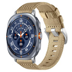 Pulseira de Relógio em Nylon de Duas Secções, Para Samsung Galaxy Watch Ultra / Ultra 2025, Para Samsung Galaxy Watch8 / 8 Classic, Para Samsung Galaxy Watch 7 / 6 / 5 / FE