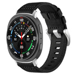 Pulseira de Relógio em Nylon de Duas Secções, Para Samsung Galaxy Watch Ultra / Ultra 2025, Para Samsung Galaxy Watch8 / 8 Classic, Para Samsung Galaxy Watch 7 / 6 / 5 / FE