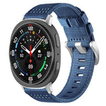 Pulseira de Relógio em Nylon de Duas Secções, Para Samsung Galaxy Watch Ultra / Ultra 2025, Para Samsung Galaxy Watch8 / 8 Classic, Para Samsung Galaxy Watch 7 / 6 / 5 / FE