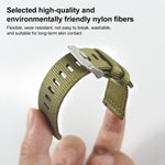 Pulseira de Relógio em Nylon de Duas Secções, Para Samsung Galaxy Watch Ultra / Ultra 2025, Para Samsung Galaxy Watch8 / 8 Classic, Para Samsung Galaxy Watch 7 / 6 / 5 / FE
