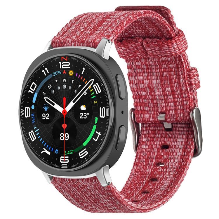 xDfind Nylon Canvas Watch Band, For Samsung Galaxy Watch Ultra / Ultra 2025, For Samsung Galaxy Watch8 / 8 Classic, For Samsung Galaxy Watch 7 / 6 / 5 / FE, For Samsung Galaxy Fit3