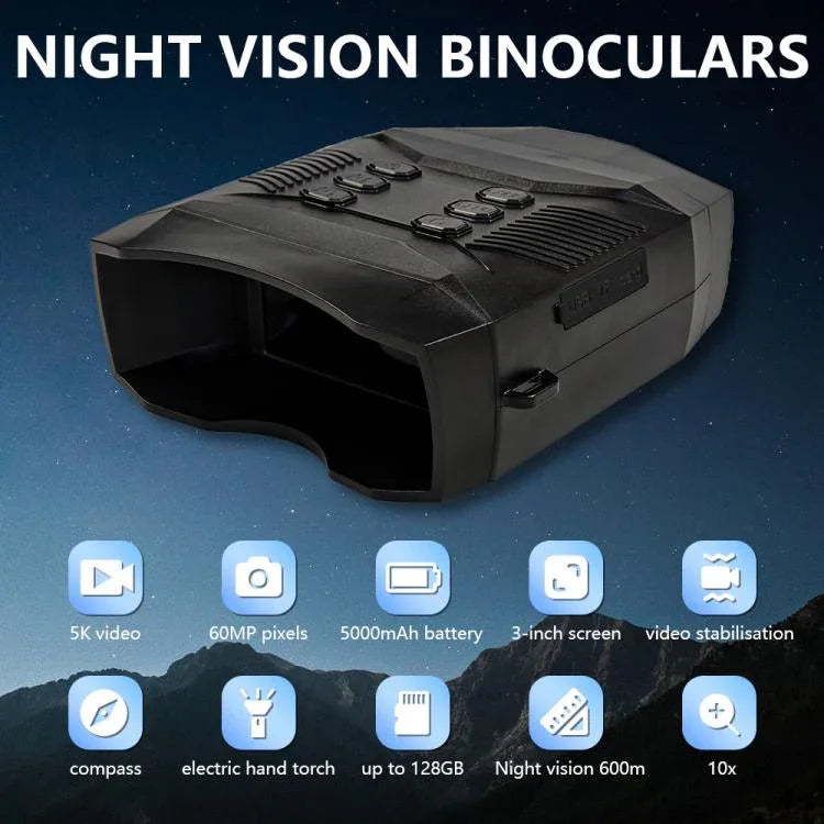 Dispositivo Digital de Visão Noturna para Binóculos Exterior com Ecrã LCD de 3 polegadas, Z5