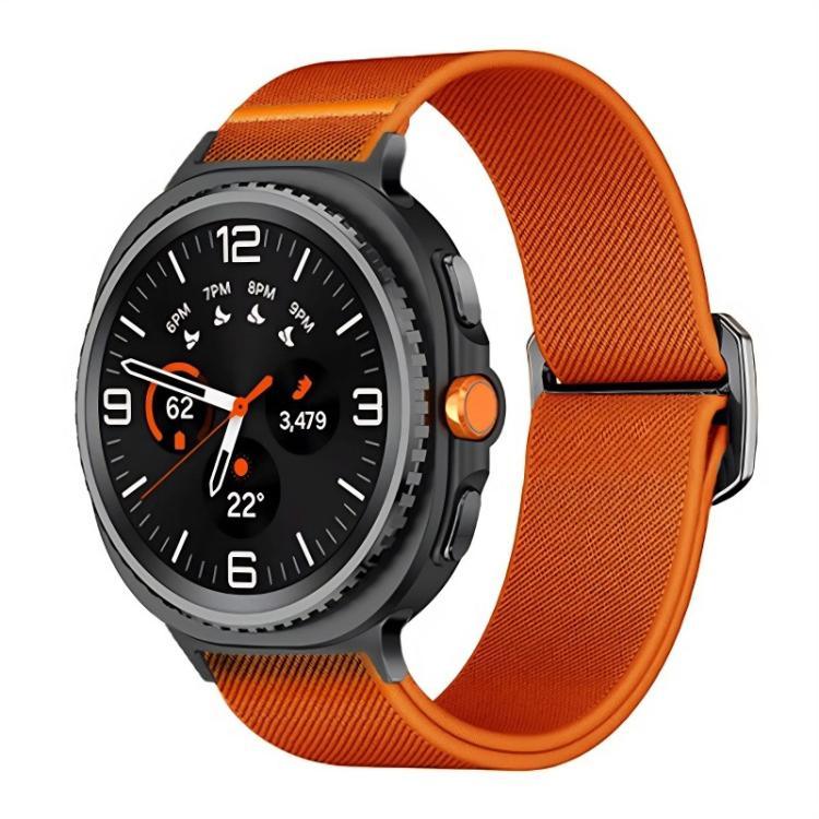Pulseira de Relógio em Nylon Elástico, Para Samsung Galaxy Watch8 / 8 Classic