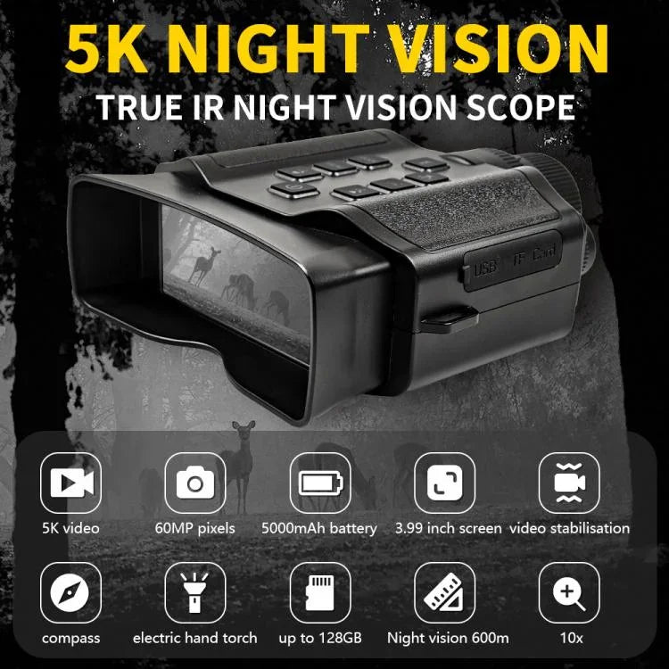 Dispositivo Digital de Visão Noturna Monocular para Exterior com Ecrã LCD de 3,99 polegadas, Z9
