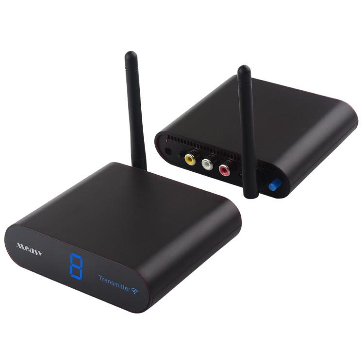 Measy AV240 2.4GHz Wireless Audio / Video Transmitter and Receiver with Infrared Return Function, Distance: 400m, AV240 Black