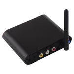 Measy AV240 Transmissor e Recetor de Áudio/Vídeo Sem Fios 2.4GHz com Função de Retorno Infravermelho, Distância: 400m, AV240 Preto