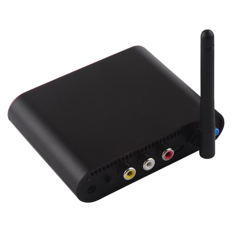 Measy AV240 Transmissor e Recetor de Áudio/Vídeo Sem Fios 2.4GHz com Função de Retorno Infravermelho, Distância: 400m, AV240 Preto