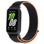 Pulseira de Relógio em Nylon com Fecho de Gancho e Argola Integrado ao Quadro do Relógio, Para Samsung Galaxy Fit 3
